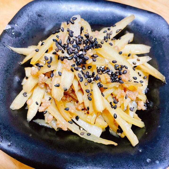 大根の皮でかさ増し!きんぴらごぼう**